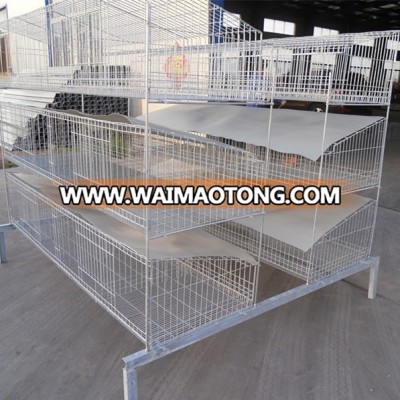 3 tier metal wire  industrial rabbit accessories cage for sale