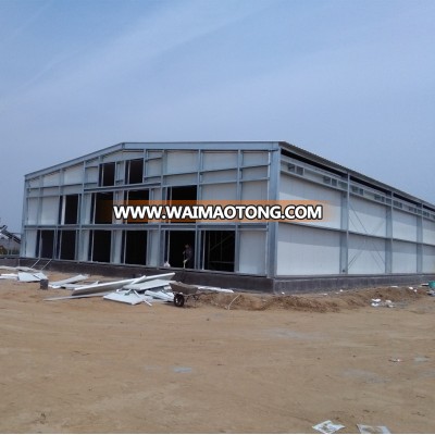 Steel Structure Prefab Broiler Poultry Farm House Design for 10000 Chickens